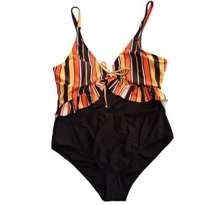 SHEIN Plus Size Sexy One Piece Curve Monokini Women's Size 2XL